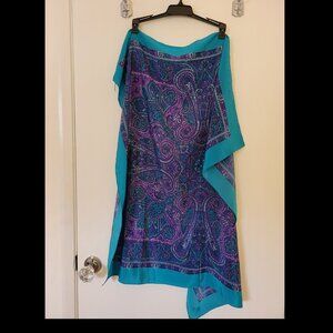 Vintage Water Silk Scarf